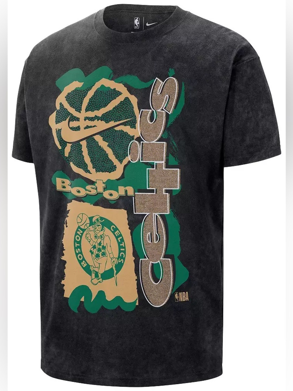 Nike Men's Boston Celtics Black OGC Max90 Vintage Short Sleeve T-Shirt NWT